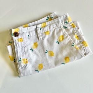 Lemon Pattern Shorts